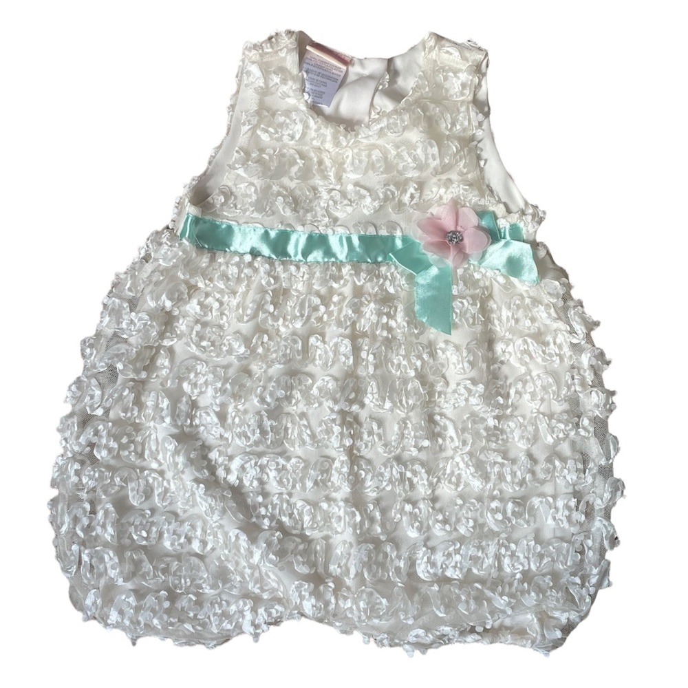 Nannette baby fancy baby girls romper. 24 months